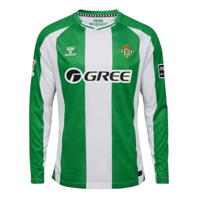 Camiseta Manga Larga Real Betis 2025/26 Primera Equipación - Versión Hincha - camisetasfutbol