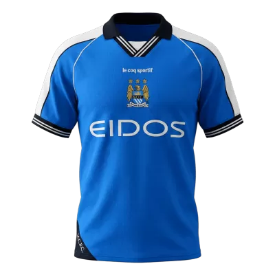 Camiseta Retro 1999/01 Manchester City Primera Equipación - camisetasfutbol