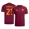 Camiseta DYBALA #21 Roma 2025/26 Primera Equipación - Versión Hincha - camisetasfutbol