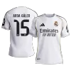 Calidad Premium Camiseta versión jugador ARDA GÜLER #15 Real Madrid 2025/26 Primera Equipación - Versión Jugador - camisetasfutbol