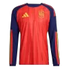 Camiseta versión jugador Manga Larga España 2026 Primera Equipación Copa del Mundo -Versión Jugador - camisetasfutbol