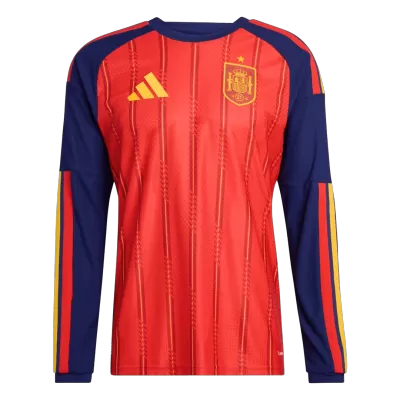 Camiseta versión jugador Manga Larga España 2026 Primera Equipación Copa del Mundo -Versión Jugador - camisetasfutbol