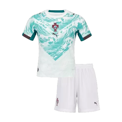Miniconjunto Portugal 2026 Segunda Equipación Copa del Mundo Niño - camisetasfutbol