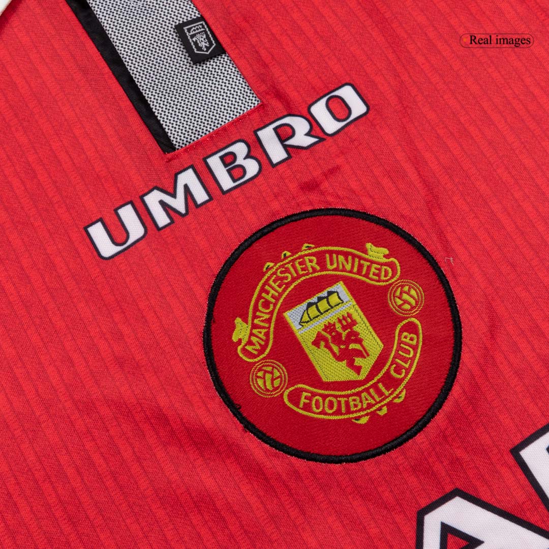 Camiseta Retro 1996/97 Manchester United Primera Equipación - camisetasfutbol