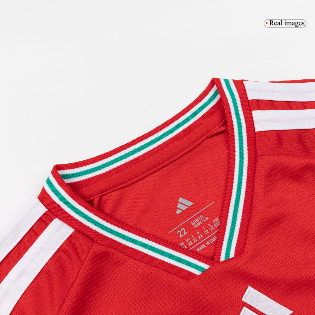 Miniconjunto Gales 2026 Primera Equipación Copa del Mundo Niño - camisetasfutbol