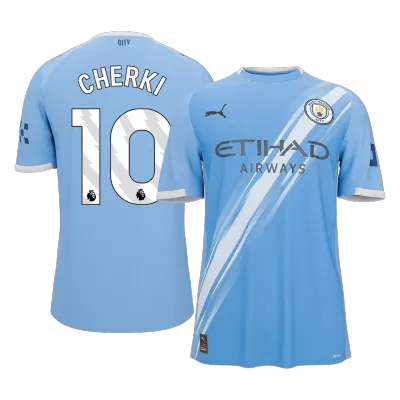 Calidad Premium Camiseta CHERKI #10 Manchester City 2025/26 Primera Equipación -Versión Hincha - camisetasfutbol