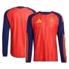 Camiseta versión jugador Manga Larga España 2026 Primera Equipación Copa del Mundo -Versión Jugador - camisetasfutbol
