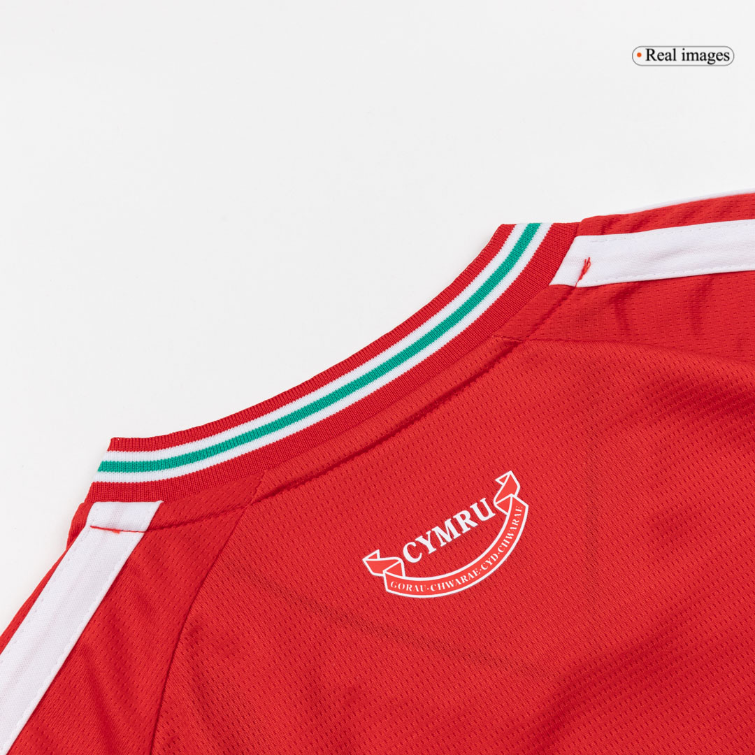 Miniconjunto Gales 2026 Primera Equipación Copa del Mundo Niño - camisetasfutbol