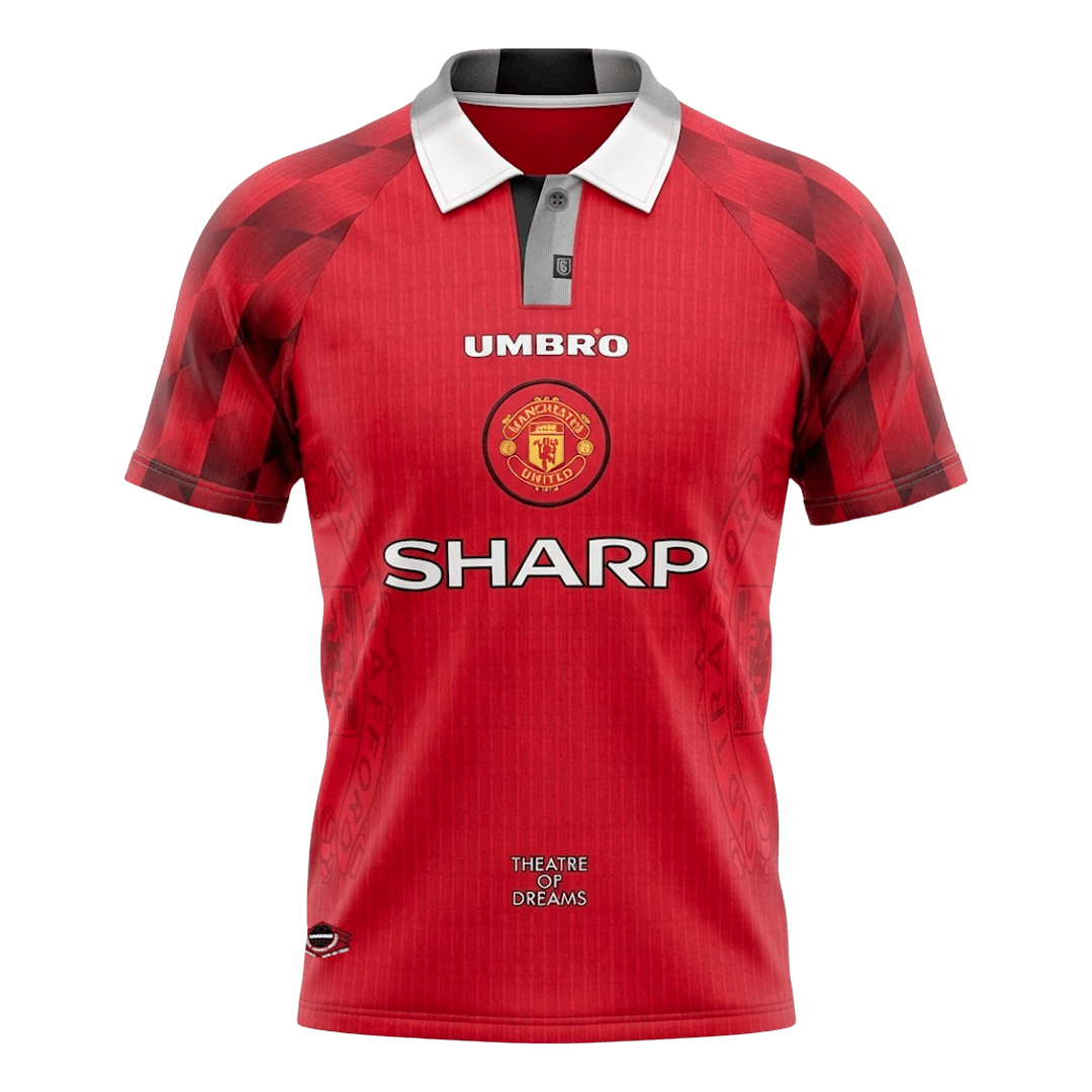 Camiseta Retro 1996/97 Manchester United Primera Equipación - camisetasfutbol