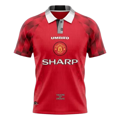 Camiseta Retro 1996/97 Manchester United Primera Equipación - camisetasfutbol