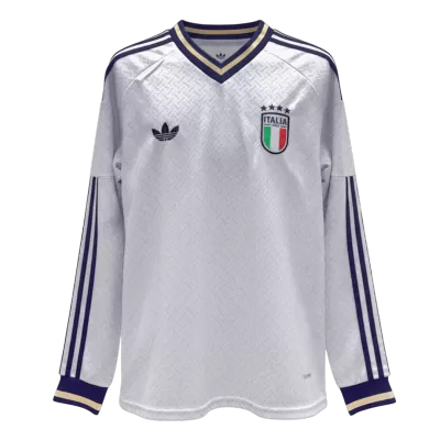 Camiseta Manga Larga Italia 2026 Segunda Equipación Copa del Mundo - Versión Hincha - camisetasfutbol