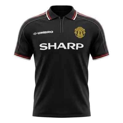 Camiseta Retro 1998 Manchester United Segunda Equipación - camisetasfutbol