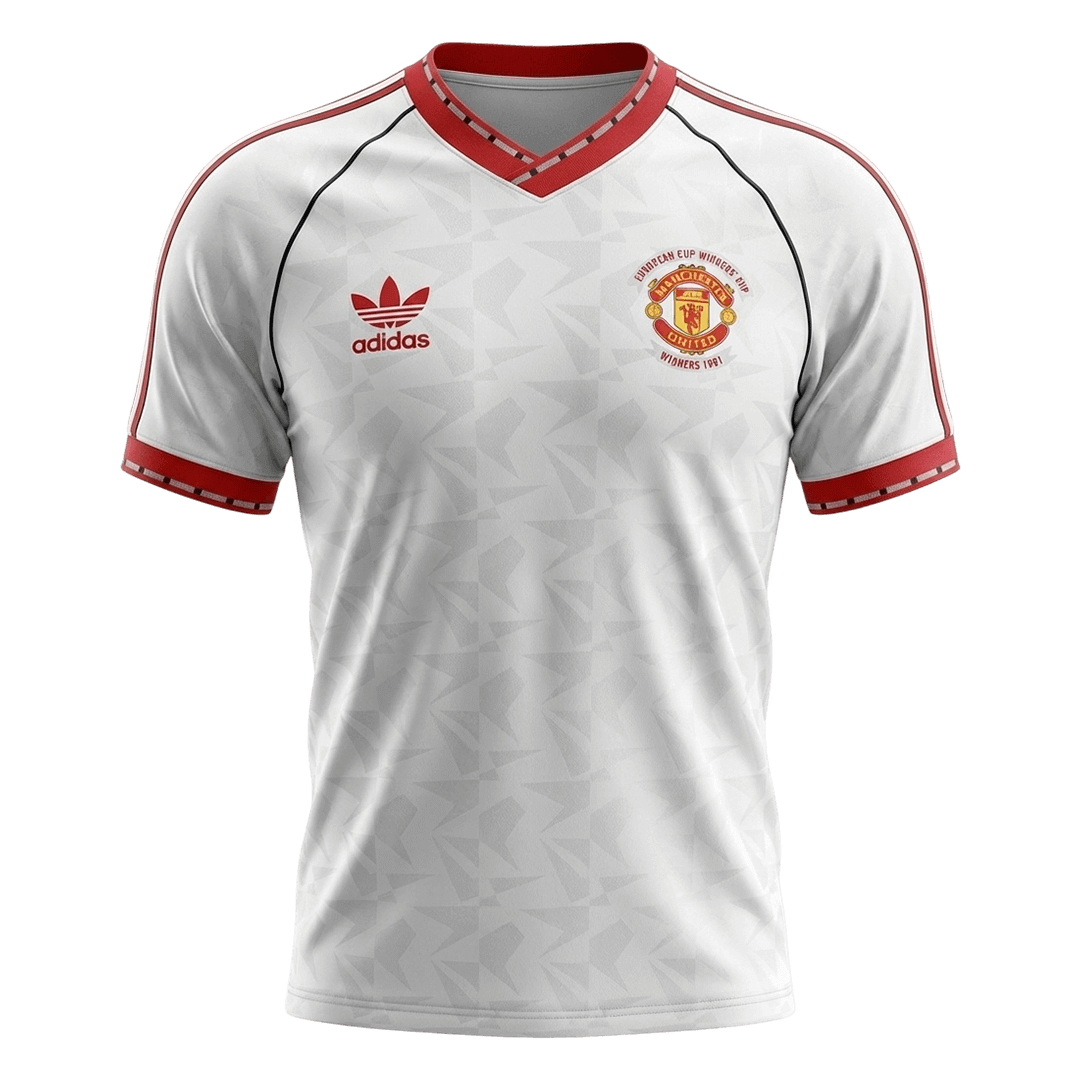 Camiseta Retro 1991 Manchester United Segunda Equipación - camisetasfutbol