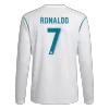 Camiseta Retro 2017/18 RONALDO #7 Real Madrid Primera Equipación Manga Larga Local Hombre - Versión Hincha - camisetasfutbol