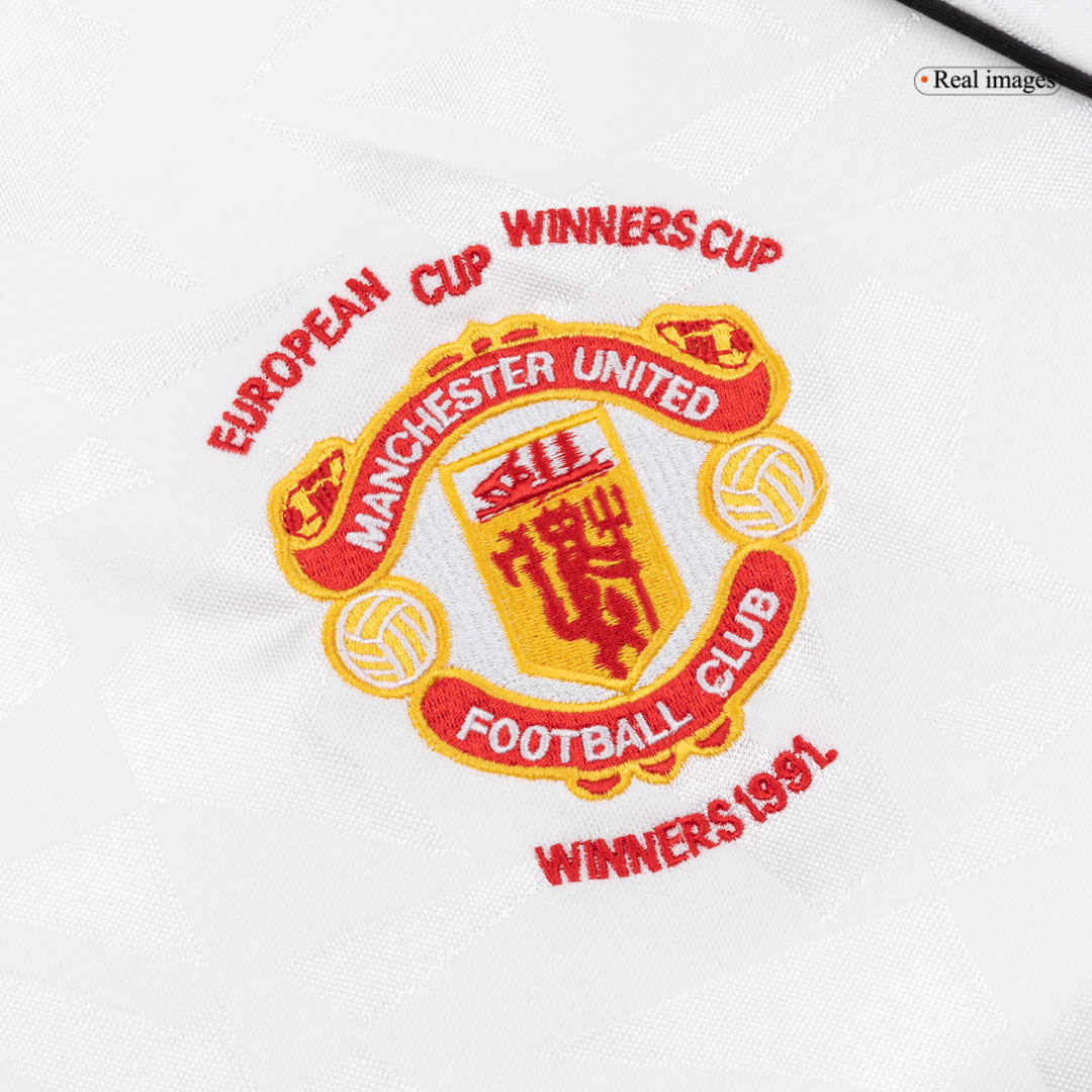 Camiseta Retro 1991 Manchester United Segunda Equipación - camisetasfutbol