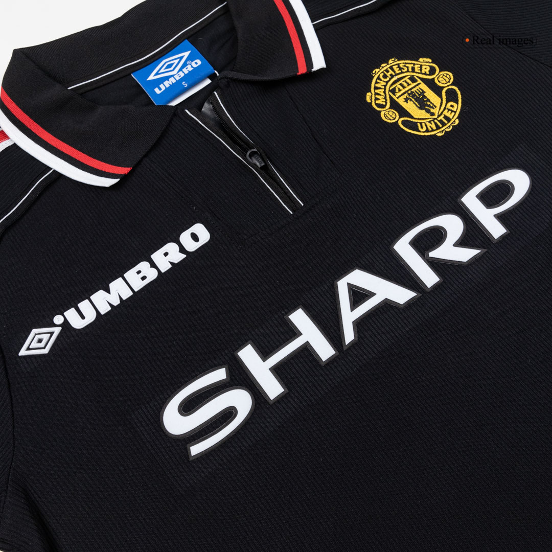 Camiseta Retro 1998 Manchester United Segunda Equipación - camisetasfutbol