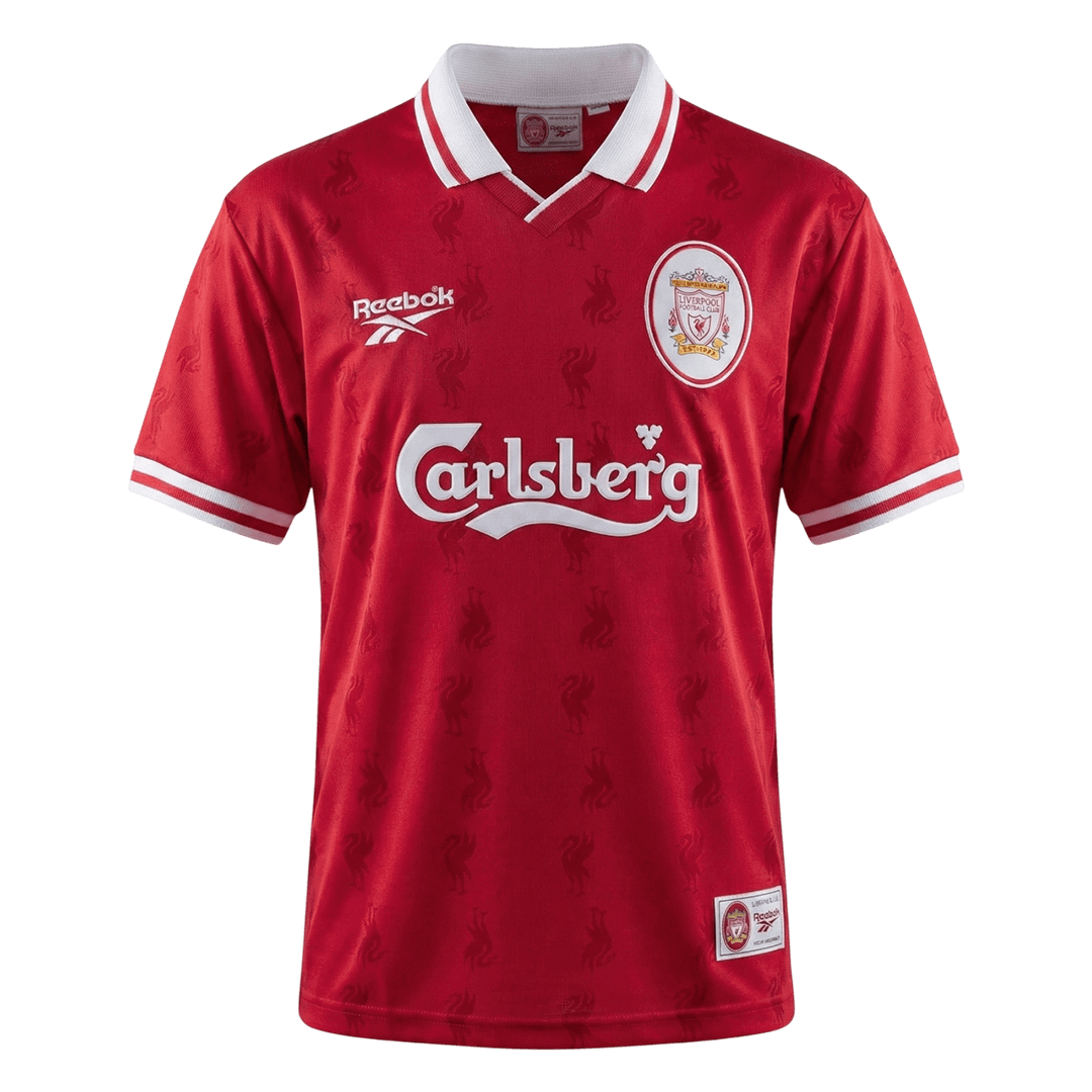 Camiseta Retro 1996/97 Liverpool Primera Equipación - camisetasfutbol