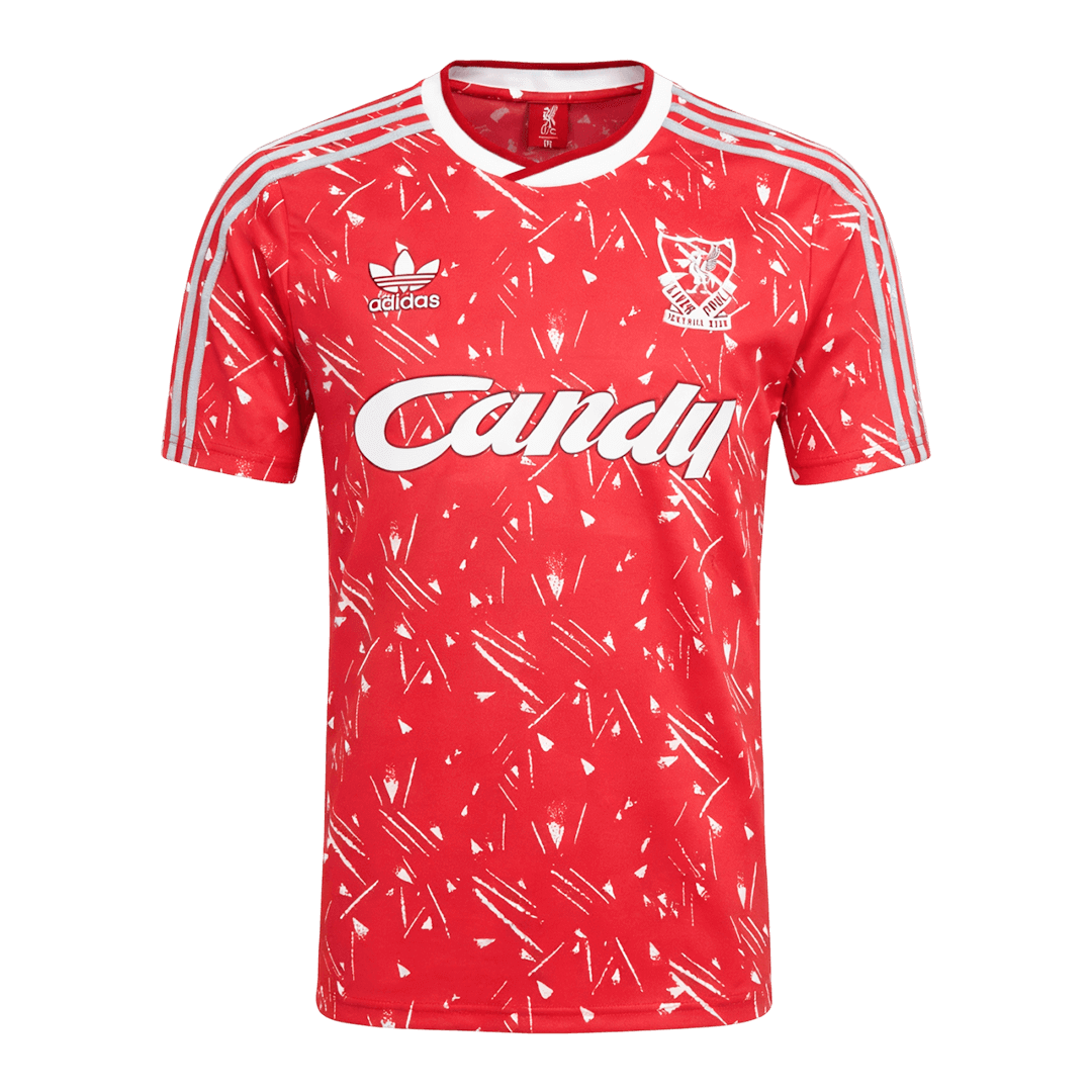 Camiseta Retro 1989/91 Liverpool Primera Equipación - camisetasfutbol