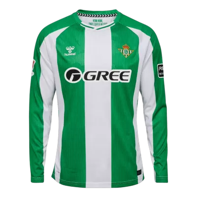 Camiseta Manga Larga Real Betis 2025/26 Primera Equipación - Versión Hincha - camisetasfutbol