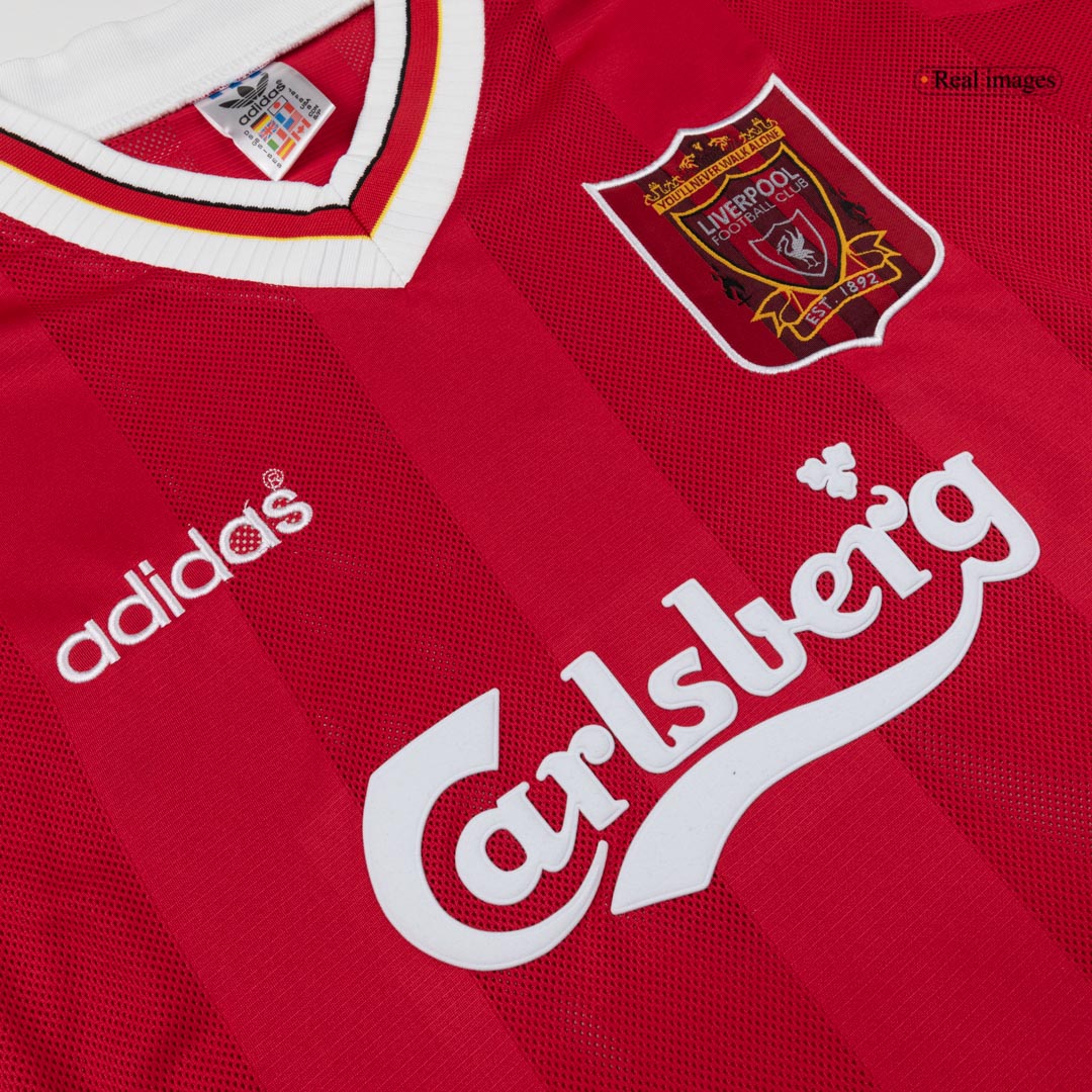 Camiseta Retro 1995/96 Liverpool Primera Equipación - camisetasfutbol