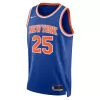Camiseta BRIDGES #25 New York Knicks Swingman Blue NBA Jersey - Icon Edition - camisetasfutbol