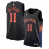 Camiseta BRUNSON #11 New York Knicks Swingman Black NBA Jersey - Statement Edition - camisetasfutbol