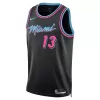 Camiseta ADEBAYO#13 Miami Heat Swingman Black NBA Jersey - City Edition - camisetasfutbol