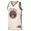 Camiseta CURRY#30 Golden State Warriors Swingman Brown NBA Jersey - City Edition - camisetasfutbol