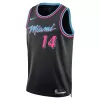Camiseta HERRO#14 Miami Heat Swingman Black NBA Jersey - City Edition - camisetasfutbol