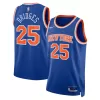 Camiseta BRIDGES #25 New York Knicks Swingman Blue NBA Jersey - Icon Edition - camisetasfutbol