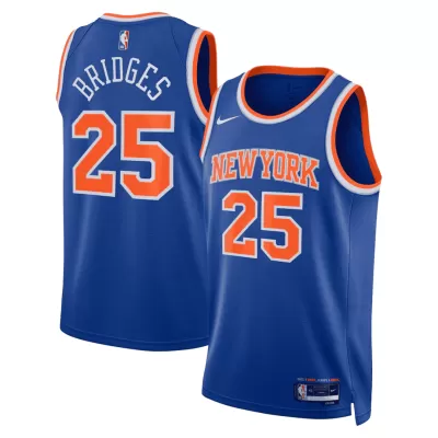 Camiseta BRIDGES #25 New York Knicks Swingman Blue NBA Jersey - Icon Edition - camisetasfutbol