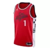 Camiseta Harden #1 LA Clippers Swingman Red NBA Jersey - Statement Edition - camisetasfutbol