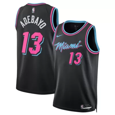Camiseta ADEBAYO#13 Miami Heat Swingman Black NBA Jersey - City Edition - camisetasfutbol