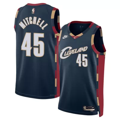 Camiseta MITCHELL#45 Cleveland Cavaliers Swingman Navy NBA Jersey - Classic Edition - camisetasfutbol