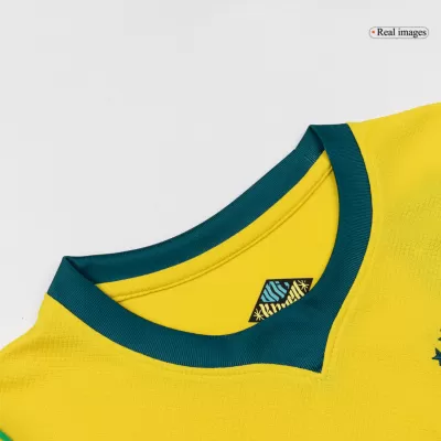 Miniconjunto Brazil 2026 Primera Equipación Copa del Mundo Niño - camisetasfutbol