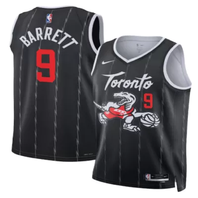 Camiseta BARRETT #9 Toronto Raptors Swingman Black NBA Jersey - City Edition - camisetasfutbol