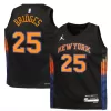 Camiseta BRIDGES #25 New York Knicks Swingman Black NBA Jersey - Statement Edition - camisetasfutbol
