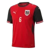 Camiseta SEIWALD #6 Austria 2026 Primera Equipación Copa del Mundo - Versión Hincha - camisetasfutbol