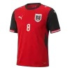 Camiseta ALABA #8 Austria 2026 Primera Equipación Copa del Mundo - Versión Hincha - camisetasfutbol