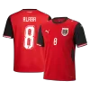 Camiseta ALABA #8 Austria 2026 Primera Equipación Copa del Mundo - Versión Hincha - camisetasfutbol