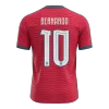 Camiseta BERNARDO #10 Portugal 2026 Primera Equipación Copa del Mundo - Versión Hincha - camisetasfutbol