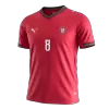 Camiseta B.FERNANDES #8 Portugal 2026 Primera Equipación Copa del Mundo - Versión Hincha - camisetasfutbol
