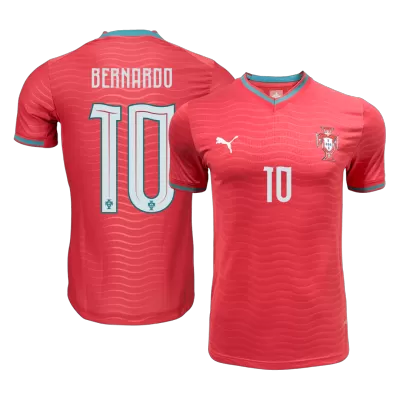 Camiseta versión jugador BERNARDO #10 Portugal 2026 Primera Equipación Copa del Mundo - Versión Jugador - camisetasfutbol
