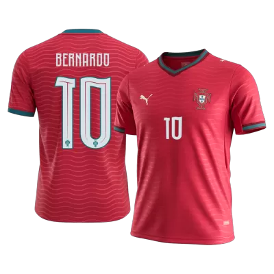 Camiseta BERNARDO #10 Portugal 2026 Primera Equipación Copa del Mundo - Versión Hincha - camisetasfutbol