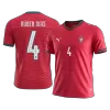 Camiseta RÚBEN DIAS #4 Portugal 2026 Primera Equipación Copa del Mundo - Versión Hincha - camisetasfutbol