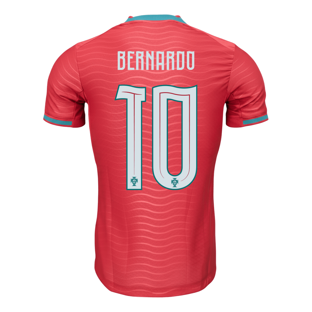 Camiseta versión jugador BERNARDO #10 Portugal 2026 Primera Equipación Copa del Mundo - Versión Jugador - camisetasfutbol