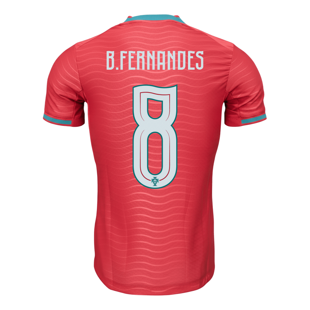 Camiseta versión jugador B.FERNANDES #8 Portugal 2026 Primera Equipación Copa del Mundo - Versión Jugador - camisetasfutbol