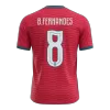 Camiseta B.FERNANDES #8 Portugal 2026 Primera Equipación Copa del Mundo - Versión Hincha - camisetasfutbol