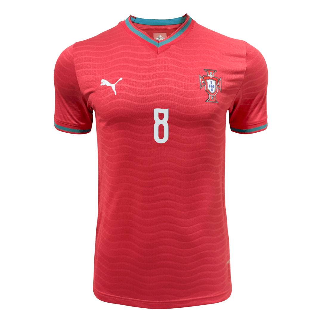 Camiseta versión jugador B.FERNANDES #8 Portugal 2026 Primera Equipación Copa del Mundo - Versión Jugador - camisetasfutbol