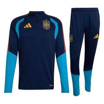 Conjunto Entrenamiento España 2026 Niño (Chándal de Media Cremallera + Pantalón) - camisetasfutbol